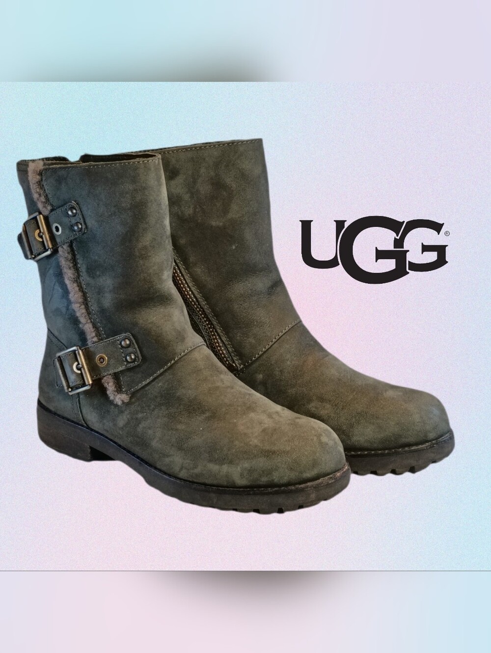 UGG Niels Women's Size 8 Motoboots 1018607